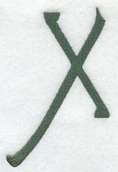 Agatha Letter X (3 Inch)