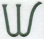 Agatha Letter W (3 Inch)