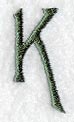 Agatha Letter K (3 Inch)