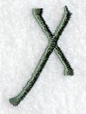 Agatha Letter X (3 Inch)