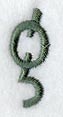 Agatha Lower Case Letter g (3 Inch)