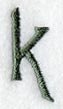 Agatha Lower Case Letter k (3 Inch)