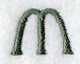 Agatha Lower Case Letter m (3 Inch)