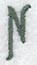 Agatha Letter N (3 Inch)