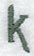 Agatha Lower Case Letter k (3 Inch)