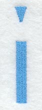 Architect Lower Case Letter i (3 Inch)