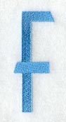 Architect Letter F (3 Inch)