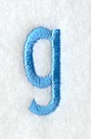 Architect Lower Case Letter g (3 Inch)