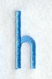 Architect Lower Case Letter h (3 Inch)