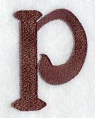 Arnold Lower Case Letter p (3 Inch)