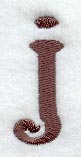 Arnold Lower Case Letter j (3 Inch)