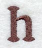 Arnold Lower Case Letter h (3 Inch)