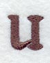 Arnold Lower Case Letter u (3 Inch)