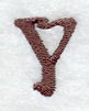 Arnold Lower Case Letter y (3 Inch)