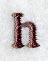 Arnold Lower Case Letter h (3 Inch)