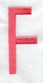 Art Block Letter F (3 Inch)