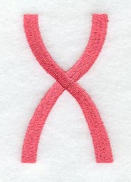 Art Block Letter X (3 Inch)