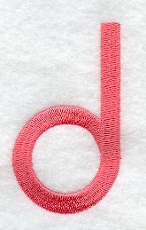 Art Block Lower Case Letter d (3 Inch)