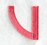 Art Block Lower Case Letter v (3 Inch)