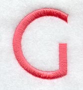 Art Block Letter G (3 Inch)