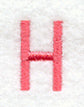 Art Block Letter H (3 Inch)