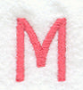 Art Block Letter M (3 Inch)