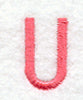 Art Block Letter U (3 Inch)