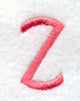 Art Block Letter Z (3 Inch)