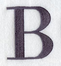 Bodoni Letter B (3 Inch)