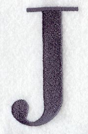 Bodoni Letter J (3 Inch)