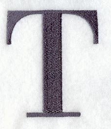 Bodoni Letter T (3 Inch)