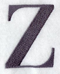 Bodoni Letter Z (3 Inch)