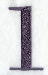 Bodoni Number 1 (3 Inch)