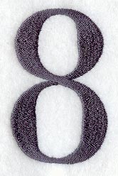 Bodoni Number 8 (3 Inch)