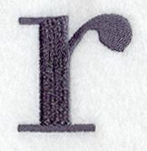 Bodoni Lower Case Letter r (3 Inch)