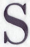 Bodoni Letter S (3 Inch)