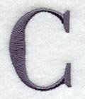 Bodoni Letter C (3 Inch)