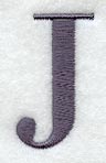 Bodoni Letter J (3 Inch)