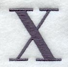 Bodoni Letter X (3 Inch)