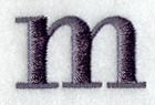 Bodoni Lower Case Letter m (3 Inch)