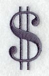 Bodoni Dollar Sign (3 Inch)