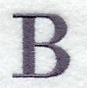 Bodoni Letter B (3 Inch)