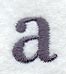 Bodoni Lower Case Letter a (3 Inch)