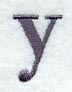 Bodoni Lower Case Letter y (3 Inch)