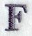 Bodoni Letter F (3 Inch)