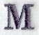 Bodoni Letter M (3 Inch)