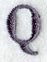 Bodoni Letter Q (3 Inch)
