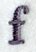Bodoni Lower Case Letter f (3 Inch)