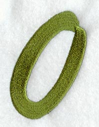 Book Script Letter O (3 Inch)