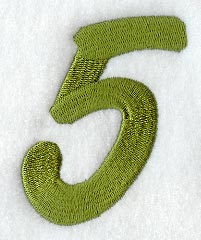 Book Script Number 5 (3 Inch)